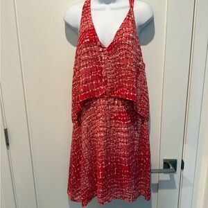 White House Black Market Red Dress- medium